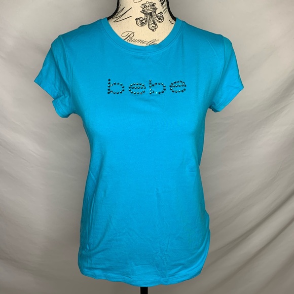 bebe Tops - Bebe Swarovski crystal tee